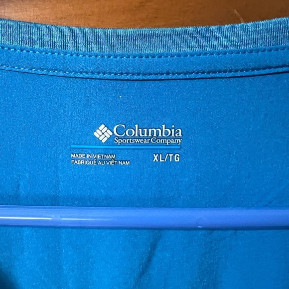 Columbia Woman’s Place To Place  Dress in Dark Pool.Light Jersey knit  Size XL - Picture 3 of 7